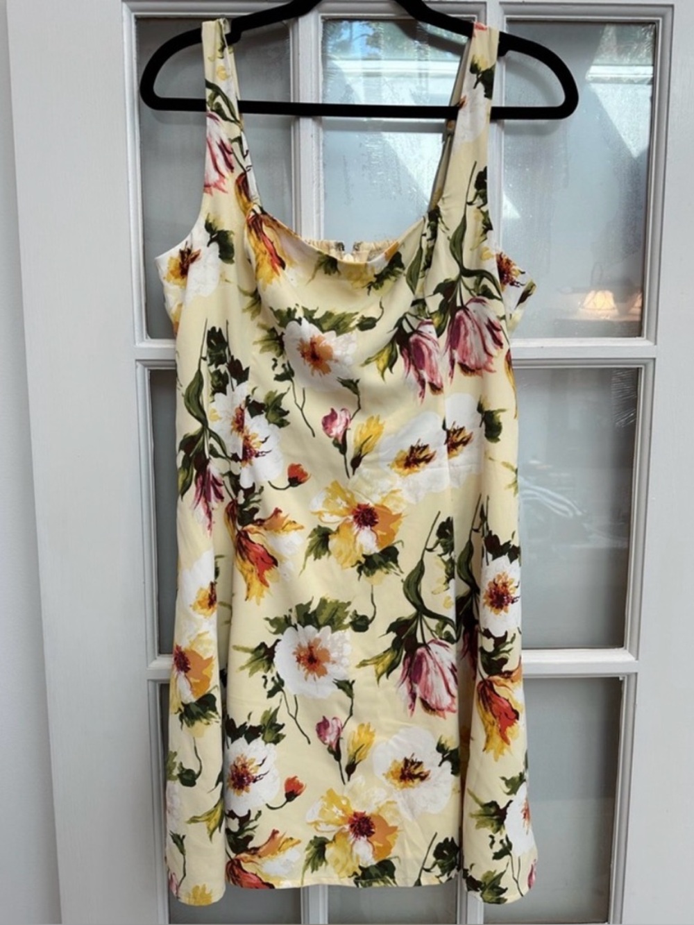 Abercrombie & Fitch A&F Floral Fit & Flare Sleeveless Sundress Dress Size L NWT